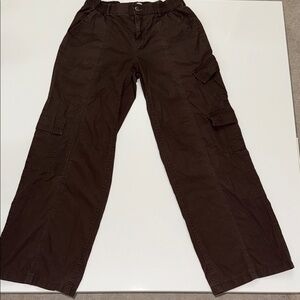 PacSun Dark Brown Cargo Pants for Men